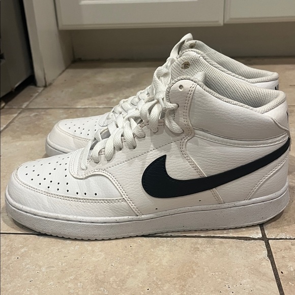Nike court visions White and Black High-Tops - Picture 6 of 7